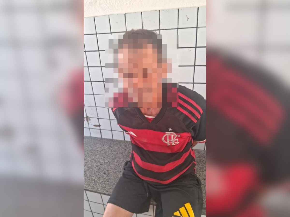 O suspeito foi conduzido à Central de Flagrantes de Teresina