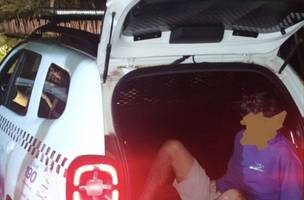 O suspeito foi preso após diligências da polícia na região (Foto: Reprodução)
