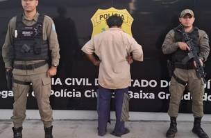 O suspeito identificado como  A. A. A., de 41 anos (Foto: Divulgação/Polícia Civil)