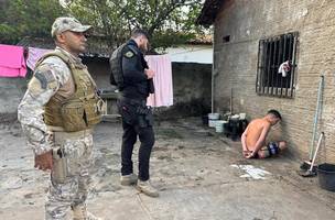 Operação do Denarc contra suspeitos de envolvimento com o Bonde dos 40 é deflagrada nesta sexta-feira (23) (Foto: Divulgação/SSP)