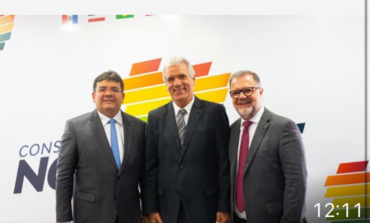 Rafael e o cubano, em Brasilia. Ele nunca veio ao Piaui