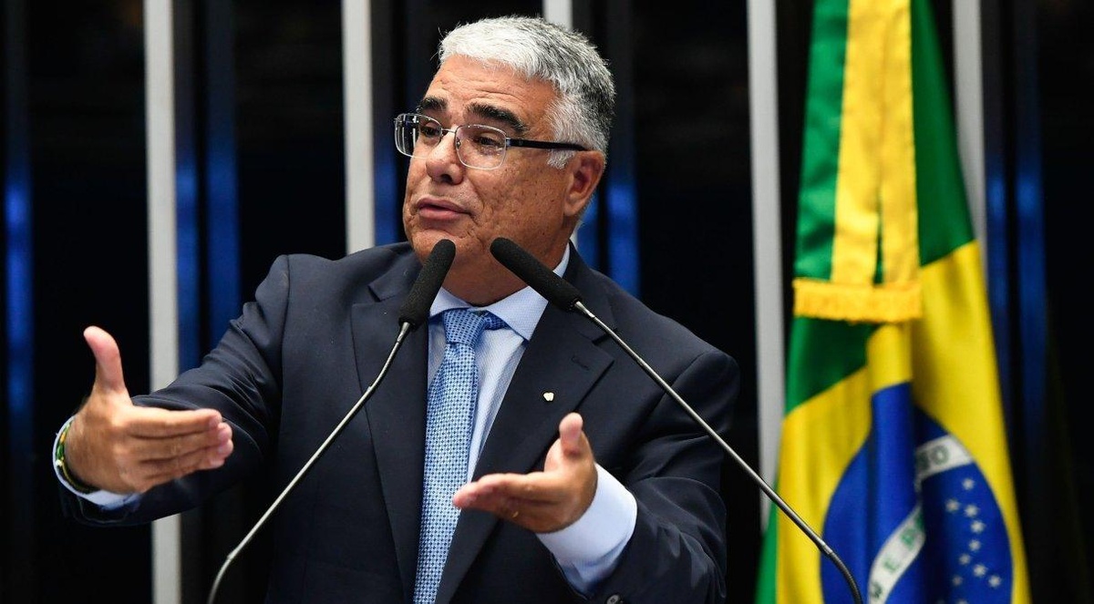 Senador Eduardo Girão (Novo-CE)• Marcos Oliveira/Agência Senado
