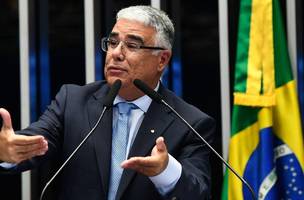 Senador Eduardo Girão (Novo-CE)• Marcos Oliveira/Agência Senado (Foto: • Marcos Oliveira/Agência Senado)
