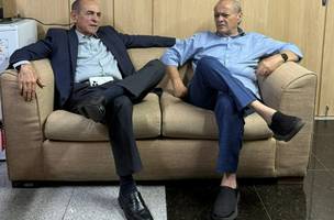 Senador Marcelo Castro em reunião com prefeito de Teresina Silvio Mendes (Foto: Reprodução)