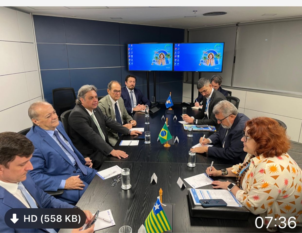 Silvio Mendes e assessores em Brasília