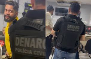 Suspeito preso em flagrante dentro da maternidade (Foto: Divulgação/Policia Civil)