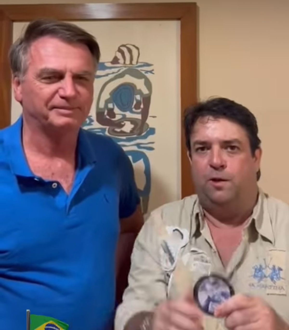 Thiago, amigo-irmão de Bolsonaro.