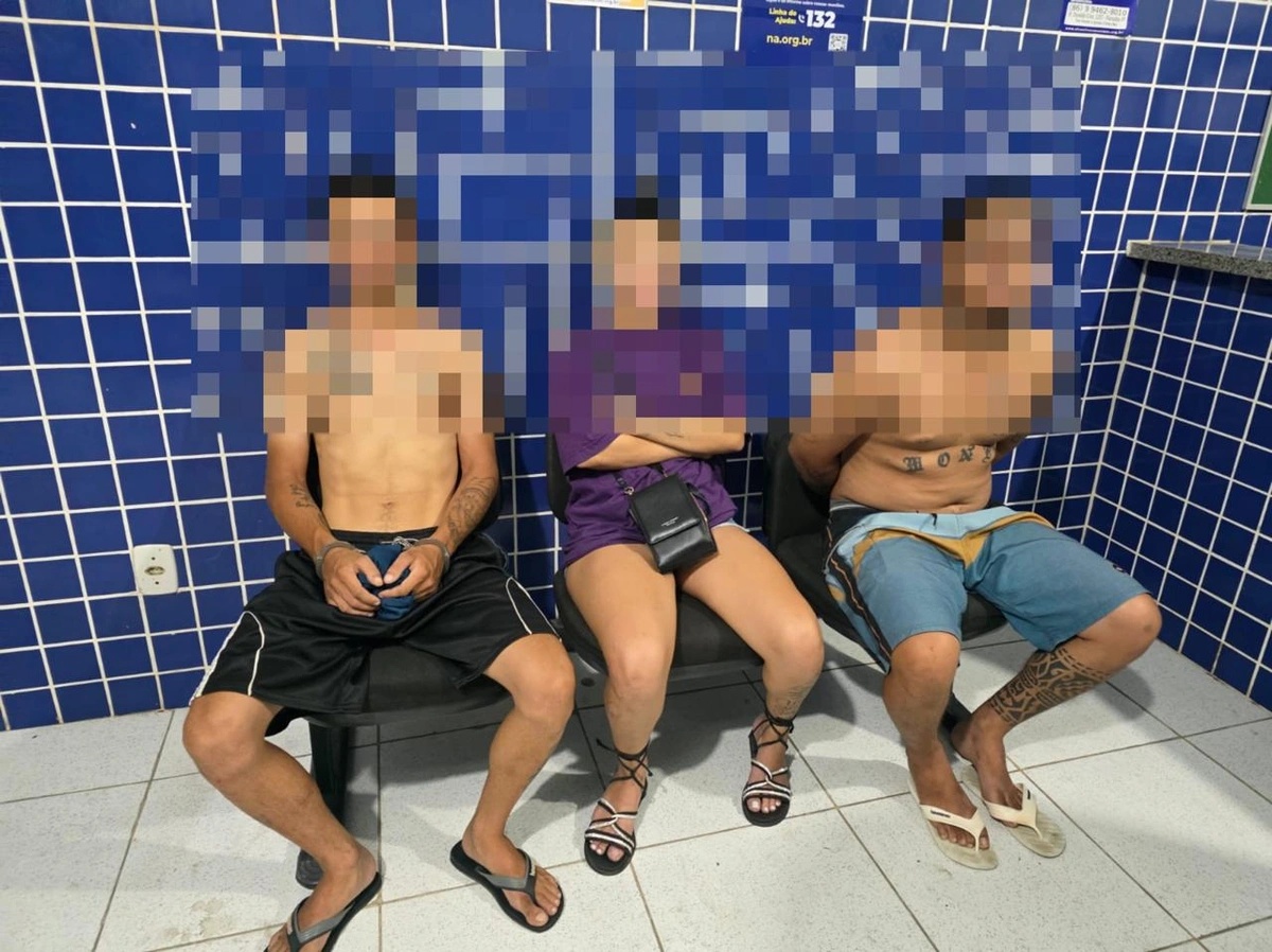 Trio é preso por tráfico de drogas, receptação e adulteração de veículos