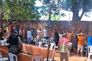 43 pessoas detidas em briga de galo (Foto: Reprodução/PM-PI)