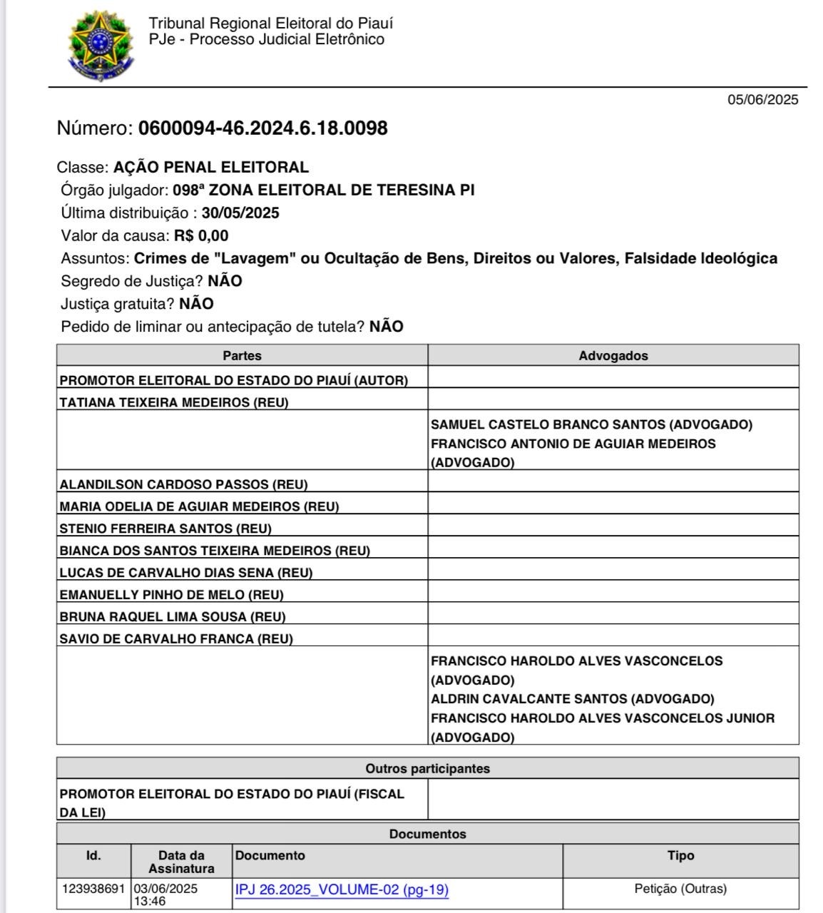 Além desses, existe o suspeito oculto?