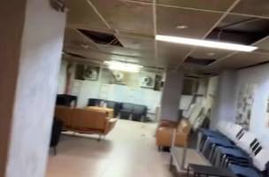 Bunker em hotel se torna abrigo temporário para comitiva durante a noite. (Foto: Reprodução | Instagram | @flaviovalle.rio)