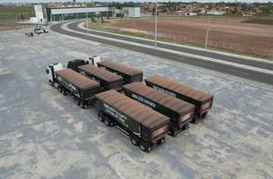 Carreta de transporte do Minério de Ferro de Piripiri (Foto: Reprodução/Governo do Piauí)