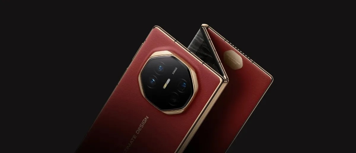 Celular dobrável em três partes
