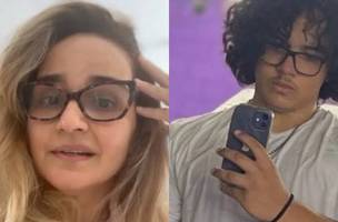 Cleytiana Campelo faz apelo nas redes sociais para custear tratamento do filho baleado em escola de Teresina (Foto: Reprodução)