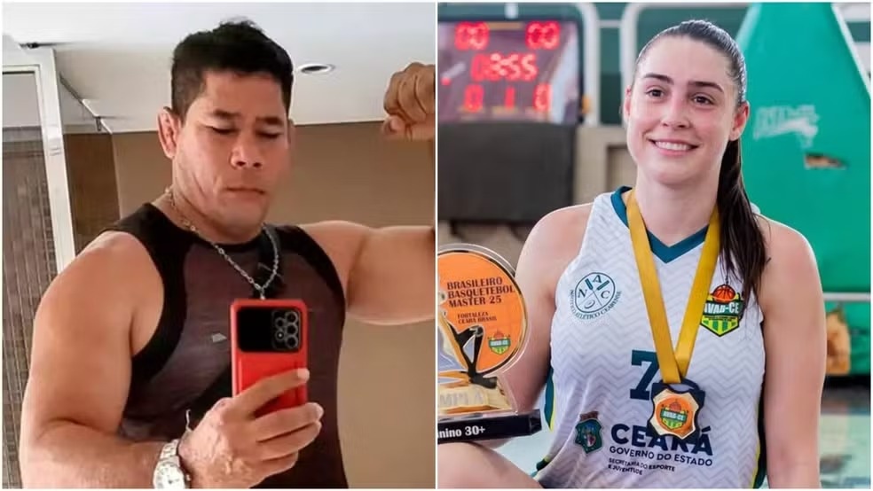 Edilson Mocaino, o estuprador, e a vítima, a empresária Renata Coan Cudh