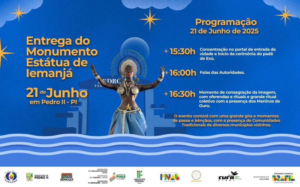 Entrega do Monumento de Iemanjá