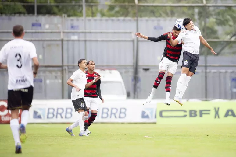 Flamengo se impõe e vence o Santos pelo Brasileirão Sub-20.