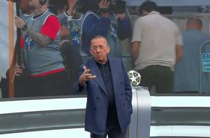 Galvão Bueno detonou Abel Ferreira durante seu programa "Galvão e Amigos" (Foto: Reprodução/TV Bandirantes)