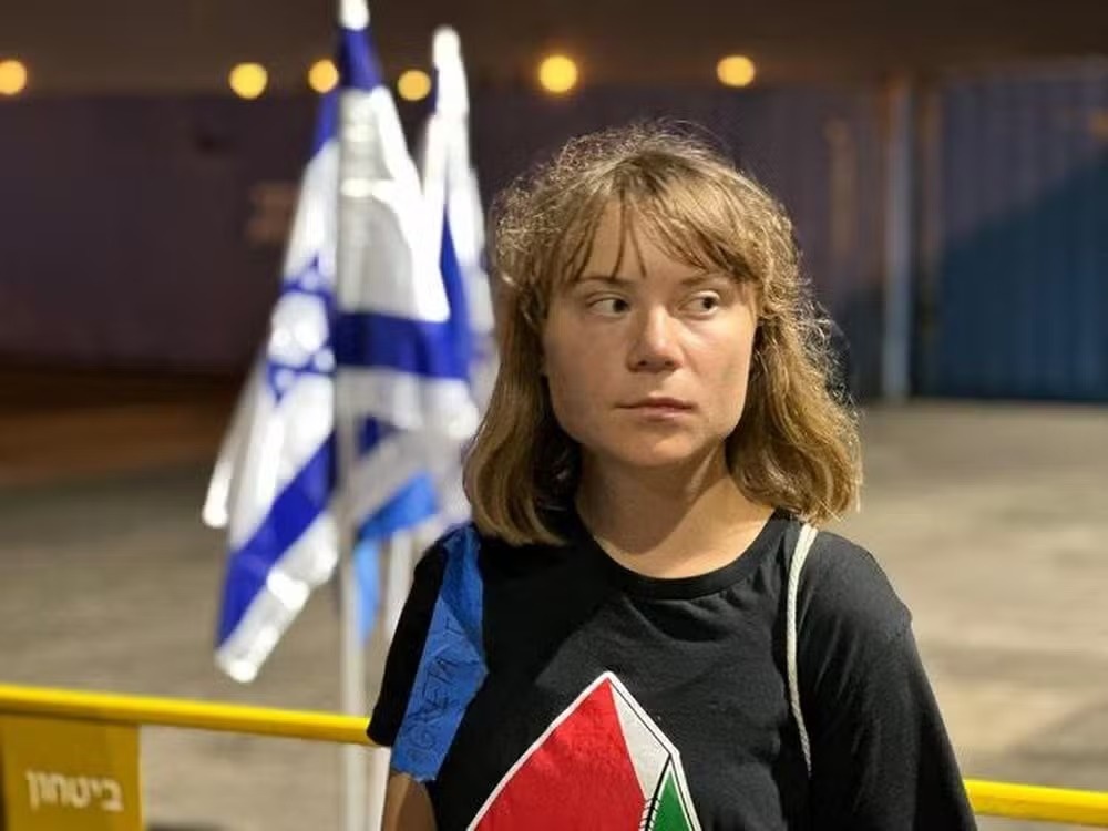 Greta foi deportada pelo israelense