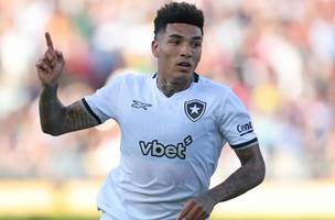 Igor Jesus comemora gol do Botafogo sobre o PSG no Mundial de Clubes (Foto: Vítor Silva / Botafogo)