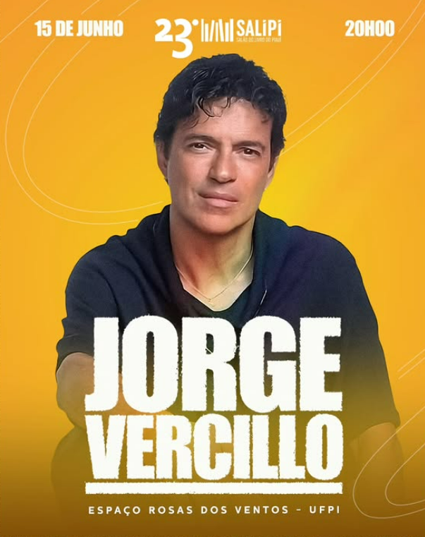 Jorge Vercillo fará show de encerramento do Salipi 2025.