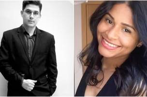 O assassino, Gustavo Maciel, e a vítima, Iranilcy Oliveira, de 26 anos (Foto: Reprodução/Instagram)