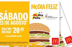 Os tíquetes antecipados devem ser trocados por Big Mac (Foto: Divulgação)