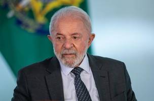 Presidente Lula no Palácio do Planalto nestra terça-feira (Foto: Brenno Carvalho / Agência O Globo)