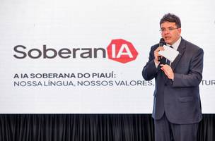 Rafael em lançamento da SoberanIA (Foto: Gabriel Paulino)