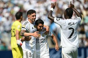 Real Madrid venceu o Pachuca no Mundial de Clubes (Foto: Paul Ellis / AFP)