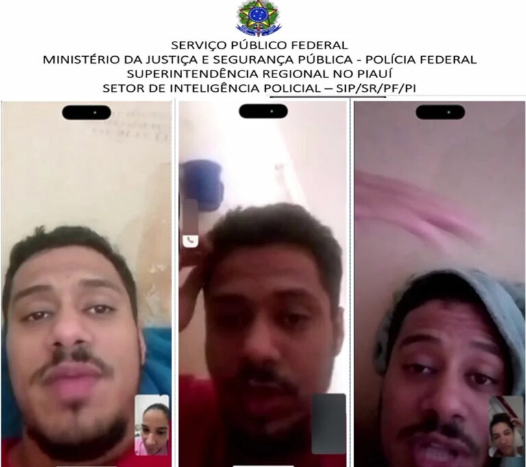 Tatiana Medeiros fazia chamadas de vídeo com namorado, que também está preso pelos mesmos crimes