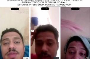 Tatiana Medeiros fazia chamadas de vídeo com namorado, que também está preso pelos mesmos crimes (Foto: Divulgação/PF)