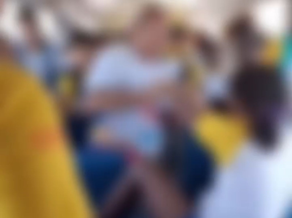 A ação violenta foi registrada por outros alunos
