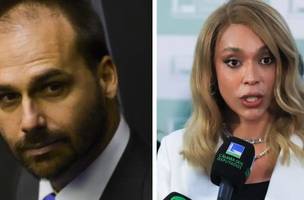 A medida ocorre em meio às investigações que envolvem Eduardo Bolsonaro por suposta atuação contra a soberania nacional (Foto: Marcelo Camargo/Agência Brasil e Lula Marques/Agência Brasil)
