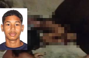 A vítima, Marcio Vítor, de 19 anos (Foto: Reprodução)
