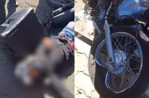 A vítima morreu ainda no local (Foto: Reprodução)