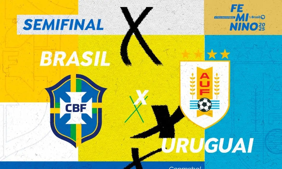 Brasil e Uruguai pela Copa América