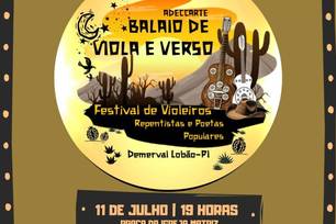 Música e literatura se encontram no Balaio de Viola e Versos em Demerval Lobão