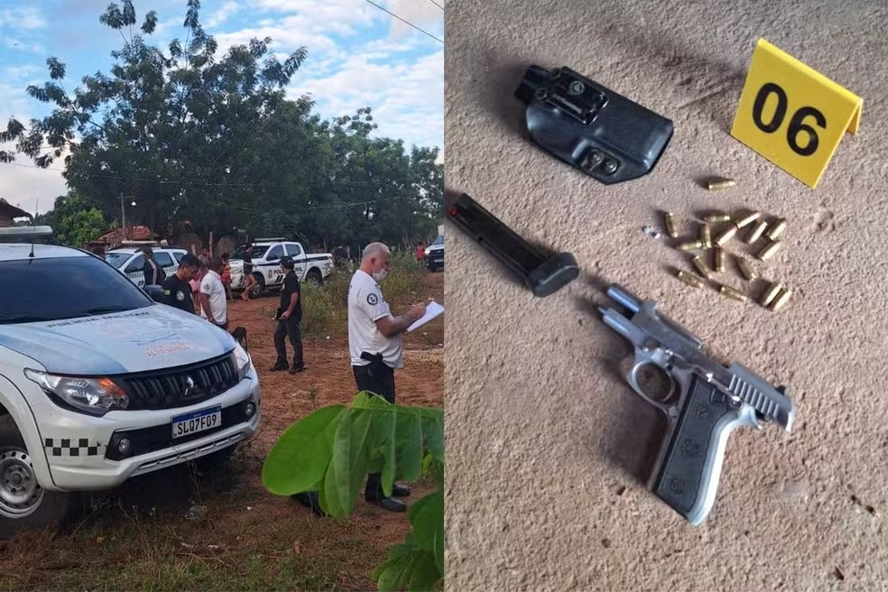 Casal é assassinado a tiros em Alto Longá; arma do crime