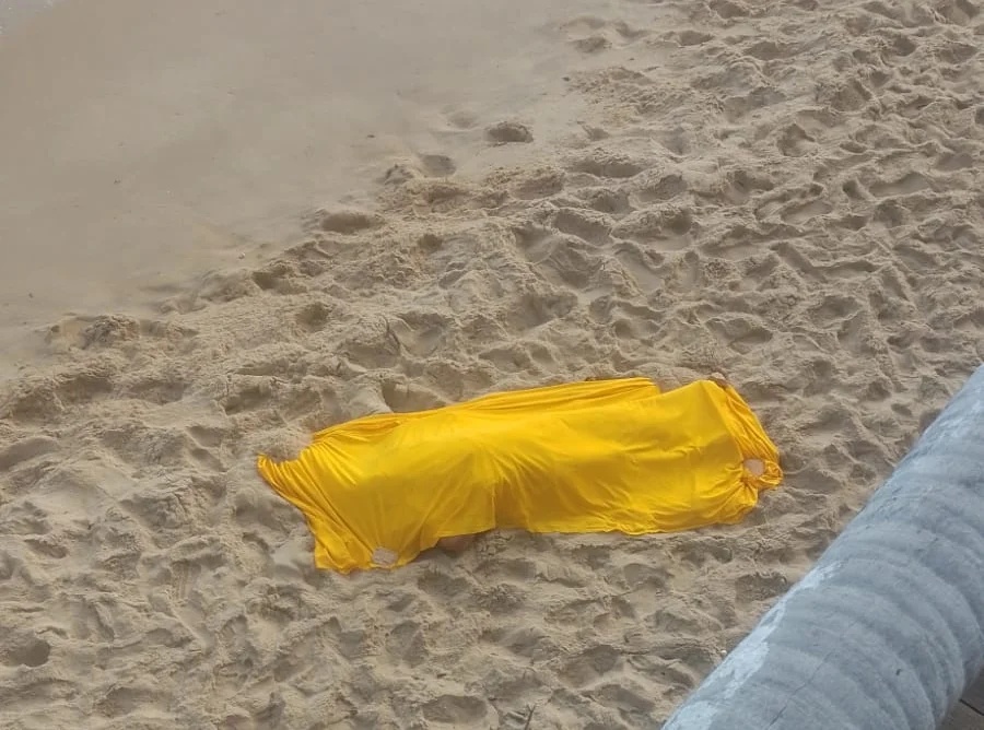 Corpo encontrado na Pedra do Sal
