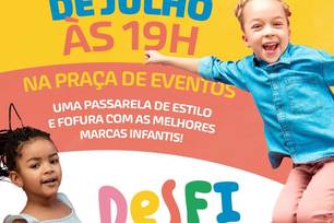 Desfilelê anima férias no Teresina Shopping com moda infantil e diversão