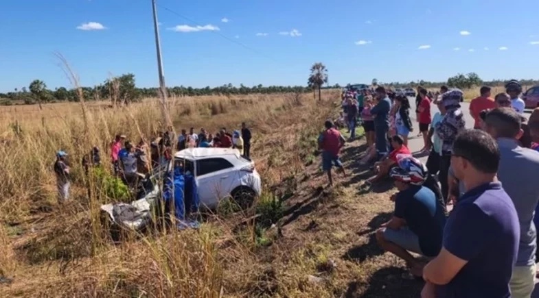 Local do acidente em Campo Maior