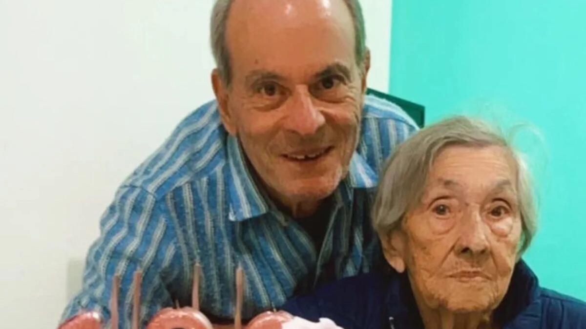 Ney Mato Grosso e sua mãe Beita de Souza Pereira