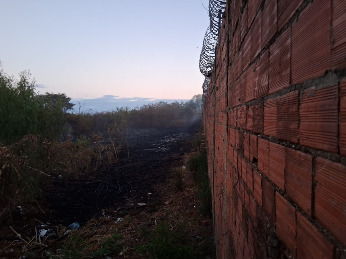 Parte em que o foco foi extinguido
