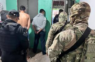 Polícia prende membros da facção Bonde dos 40 em bar na zona Sul de Teresina (Foto: Divulgação/DRACO)