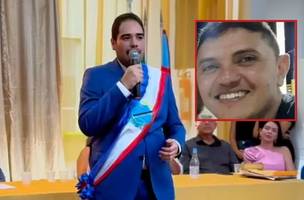 Prefeito João Vitor Xavier, de Igarapé Grande, é suspeito de matar o policial militar Geidson Thiago da Silva (Foto: Reprodução/Redes Sociais)