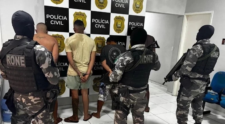 Quadrilha foi presa em flagrante