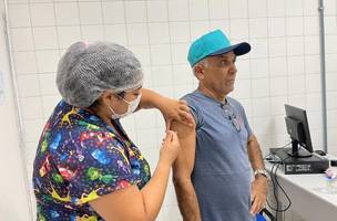 Testagem e Vacinação promovida pela FMS (Foto: Ascom/FMS)