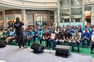 Agosto Lilás (Foto: Divulgação/Teresina Shopping)