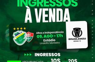 Altos x Independência (Foto: Reprodução | i9Tickets)